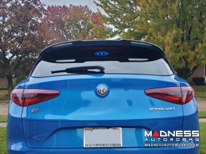 Alfa Romeo Stelvio Roof Spoiler - Carbon Fiber - Feroce Carbon